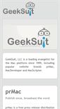 Mobile Screenshot of geeksuit.com